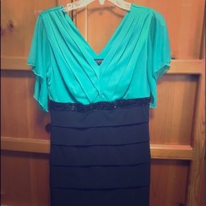 Ruffled sleeve Cocktail Dress